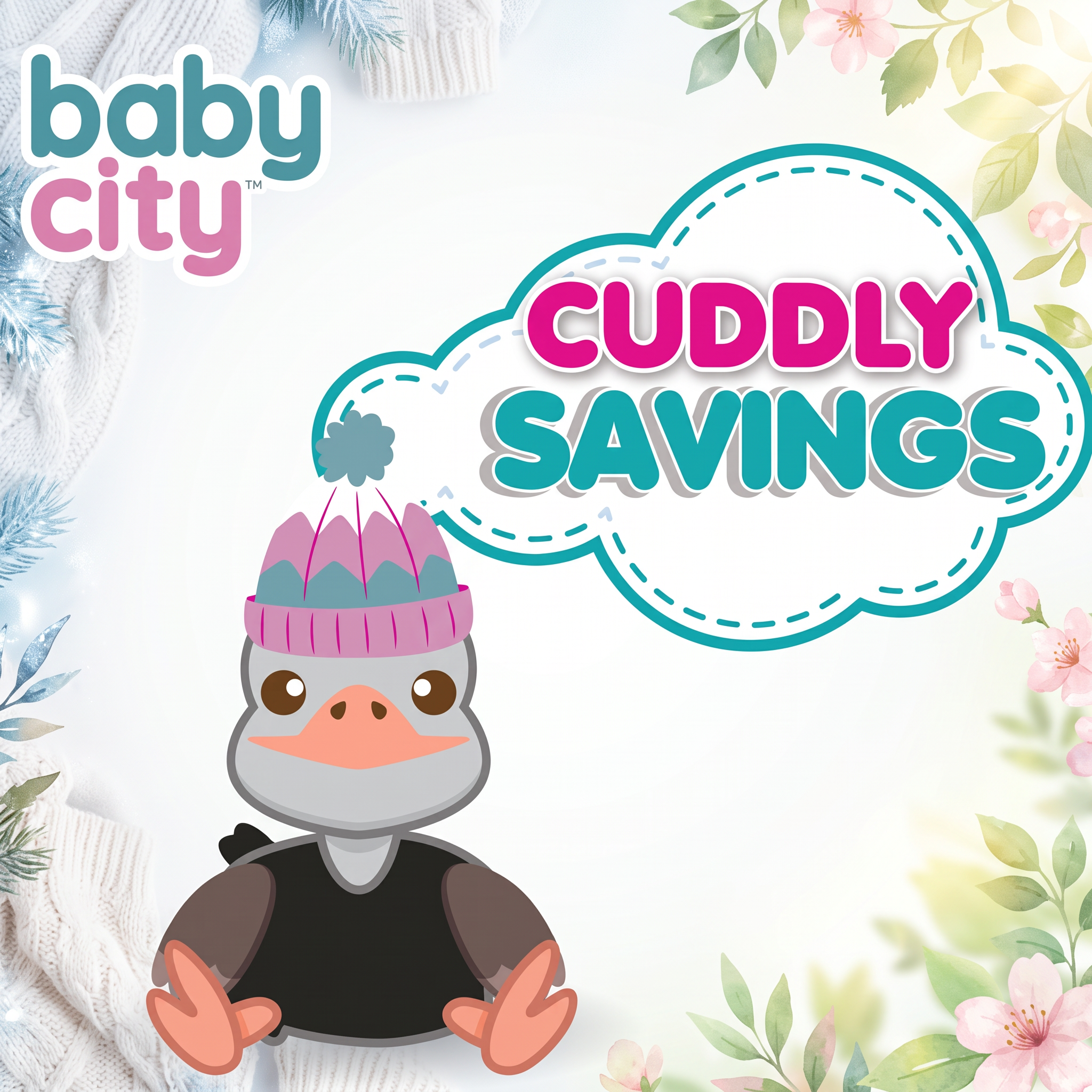 Baby City Cuddly Savings winter and spring campaign